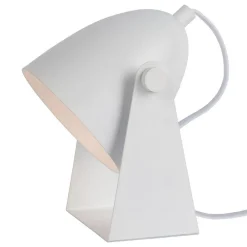 Metalen tafellamp Chago, wit