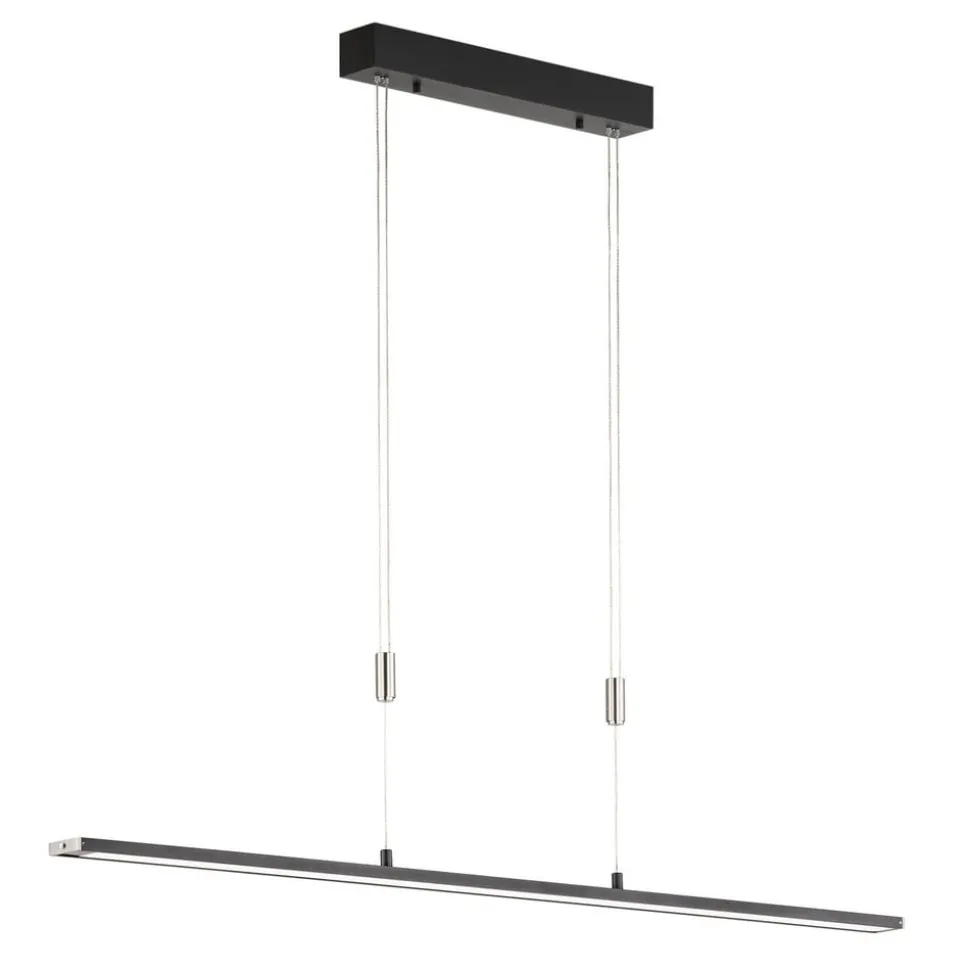 Metz TW LED hanglamp, CCT, lengte 120 cm, zwart