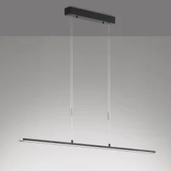 Metz TW LED hanglamp, CCT, lengte 120 cm, zwart