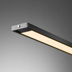Metz TW LED hanglamp, CCT, lengte 120 cm, zwart