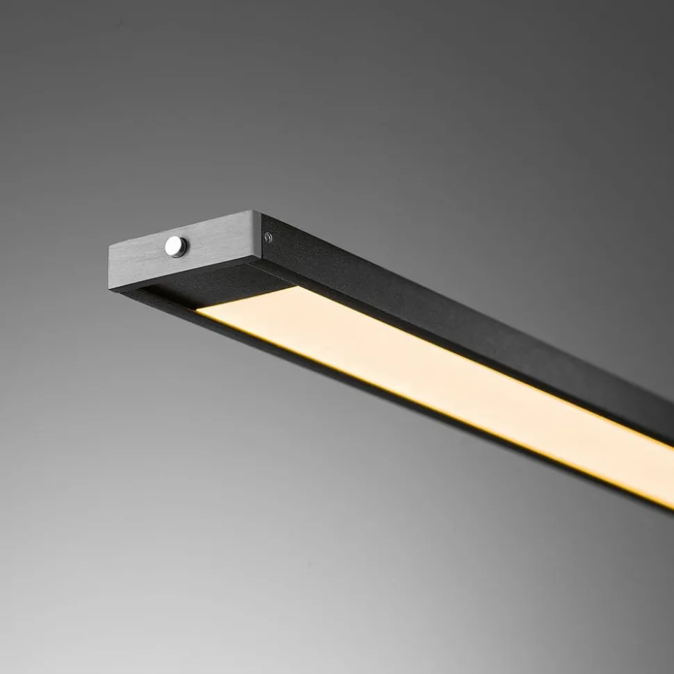 Metz TW LED hanglamp, CCT, lengte 120 cm, zwart