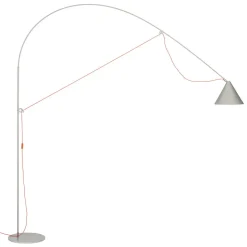 midgard AYNO XL vloerlamp grijs/oranje 2.700K