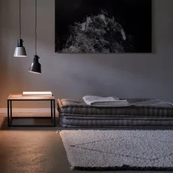 midgard hanglamp K831, geëmailleerd betongrijs