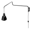 midgard K830 wandlamp, zwart