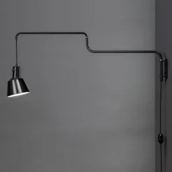 midgard K830 wandlamp, zwart