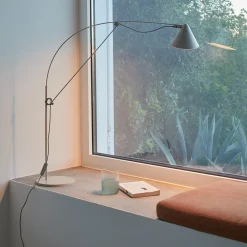 midgard LED tafellamp AYNO S, grijs/grijs, 4.000 K, 76 cm