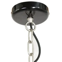 Milstone - industriële pendellamp in zwart