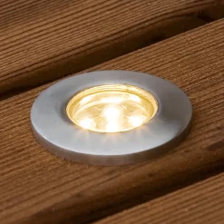 Mini-LED grondspot inbouwlamp 6per set vlak