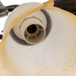 Miranda plafondlamp 3-lamps, brons