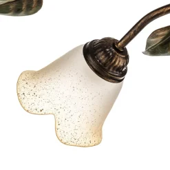 Miranda plafondlamp 5-lamps, brons