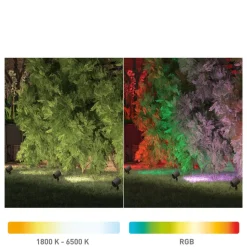 Müller Licht tint buitenspot Flores, set van 3