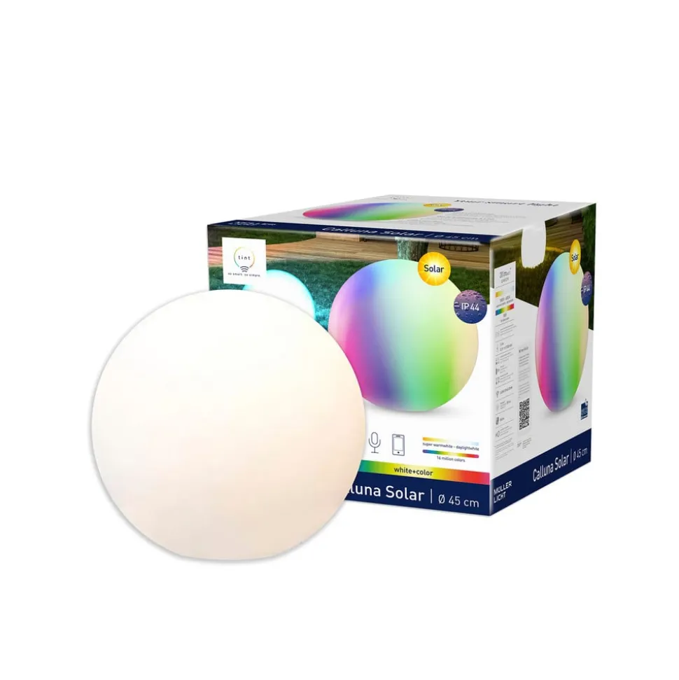 Müller Licht tint Calluna Solar, CCT, RGB, Ø 45 cm