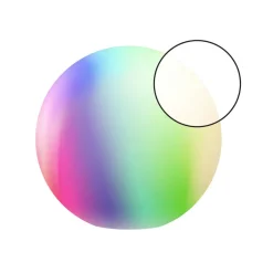 Müller Licht tint Calluna LED bal wit, 50 cm