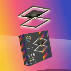 Müller Licht tint LED plafondlamp Cano, RGB, CCT, zwart