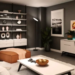 Müller Licht tint LED uplighter Pavo, RGB, CCT, metaal