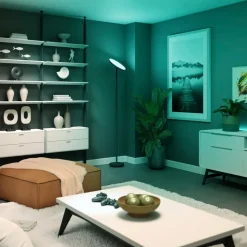 Müller Licht tint LED uplighter Pavo, RGB, CCT, metaal