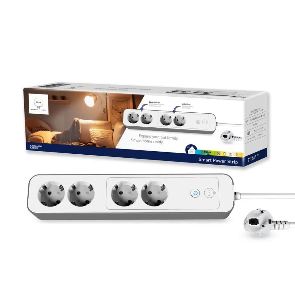 Müller licht tint 4-voudig stekkerdoos