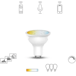 Müller Licht tint white LED lamp GU10 5,1W CCT