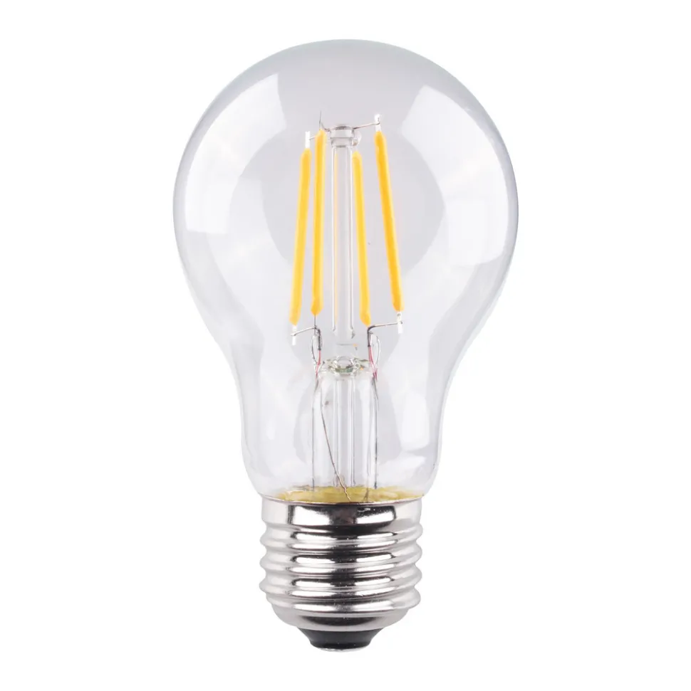 Müller-Licht LED E27 4,2 W gloeidraad 2.700 K helder, 2-pak