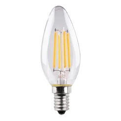 Müller-Licht LED kaars E14 4,2 W gloeidraad 2.700 K helder, set van 2