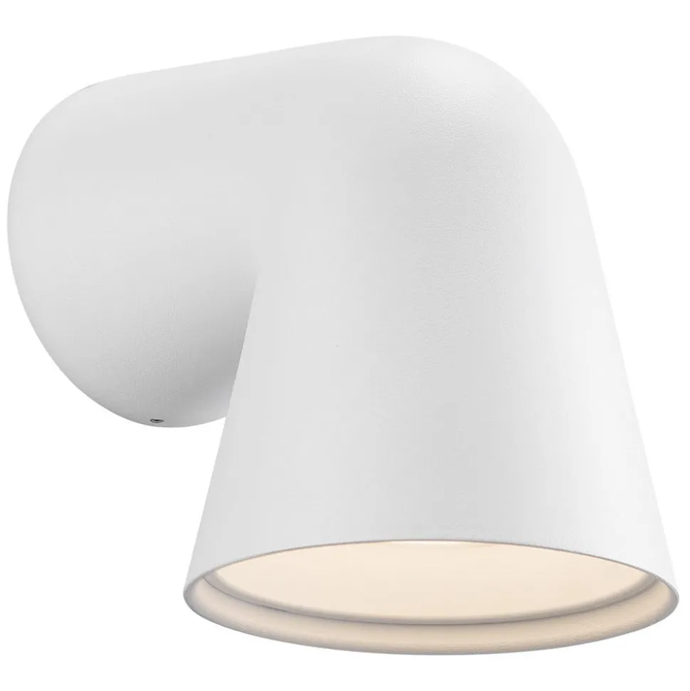 Moderne buitenwandlamp Front in wit