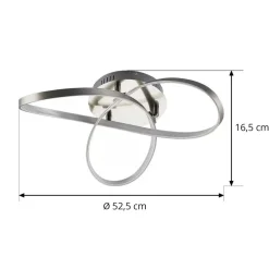 Moderne LED plafondlamp Saliha