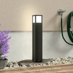 Moderne tuinpadverlichting Onze in donkergrijs