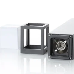 Moderne tuinpadverlichting Onze in donkergrijs