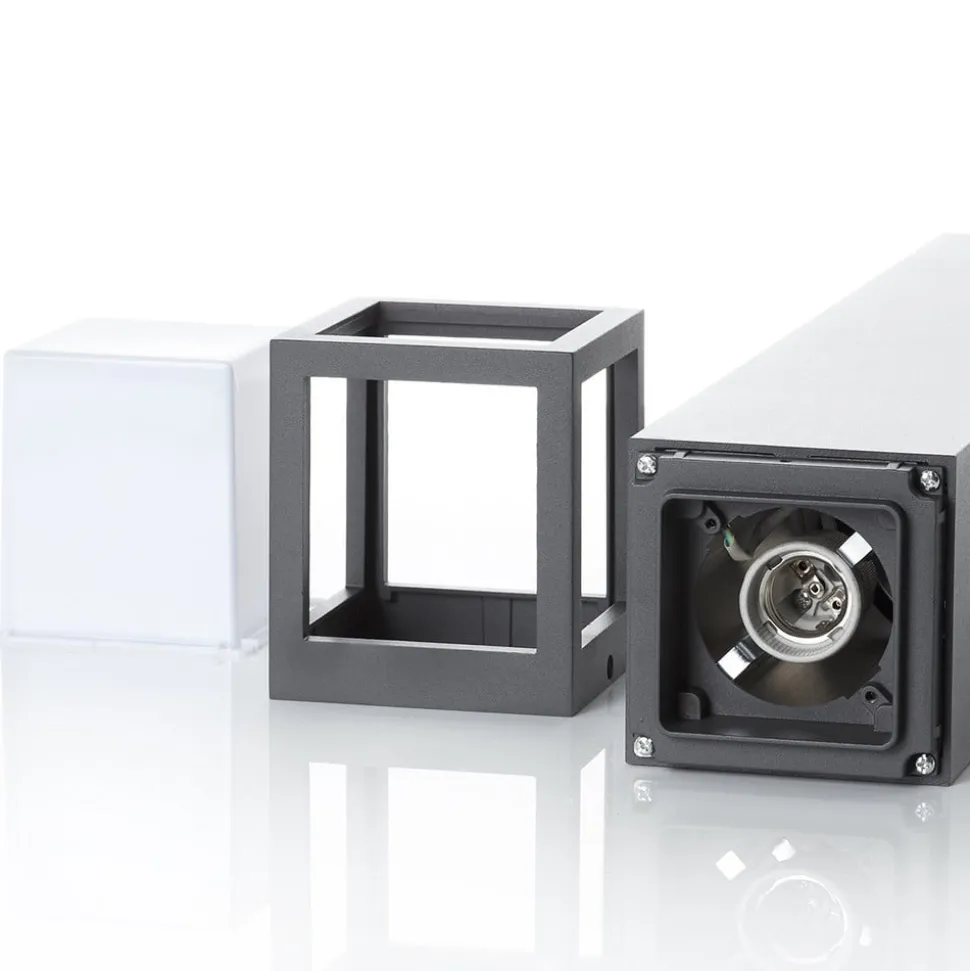 Moderne tuinpadverlichting Onze in donkergrijs