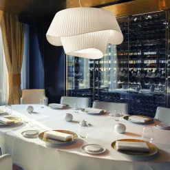 Modo Luce Cocó textiel-hanglamp Ø 60 cm beige