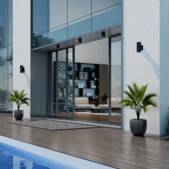 Molto Luce buitenspot Foris Round SD, antraciet, aluminium