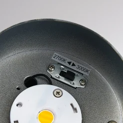 Molto Luce buitenspot Foris Round SD, antraciet, aluminium