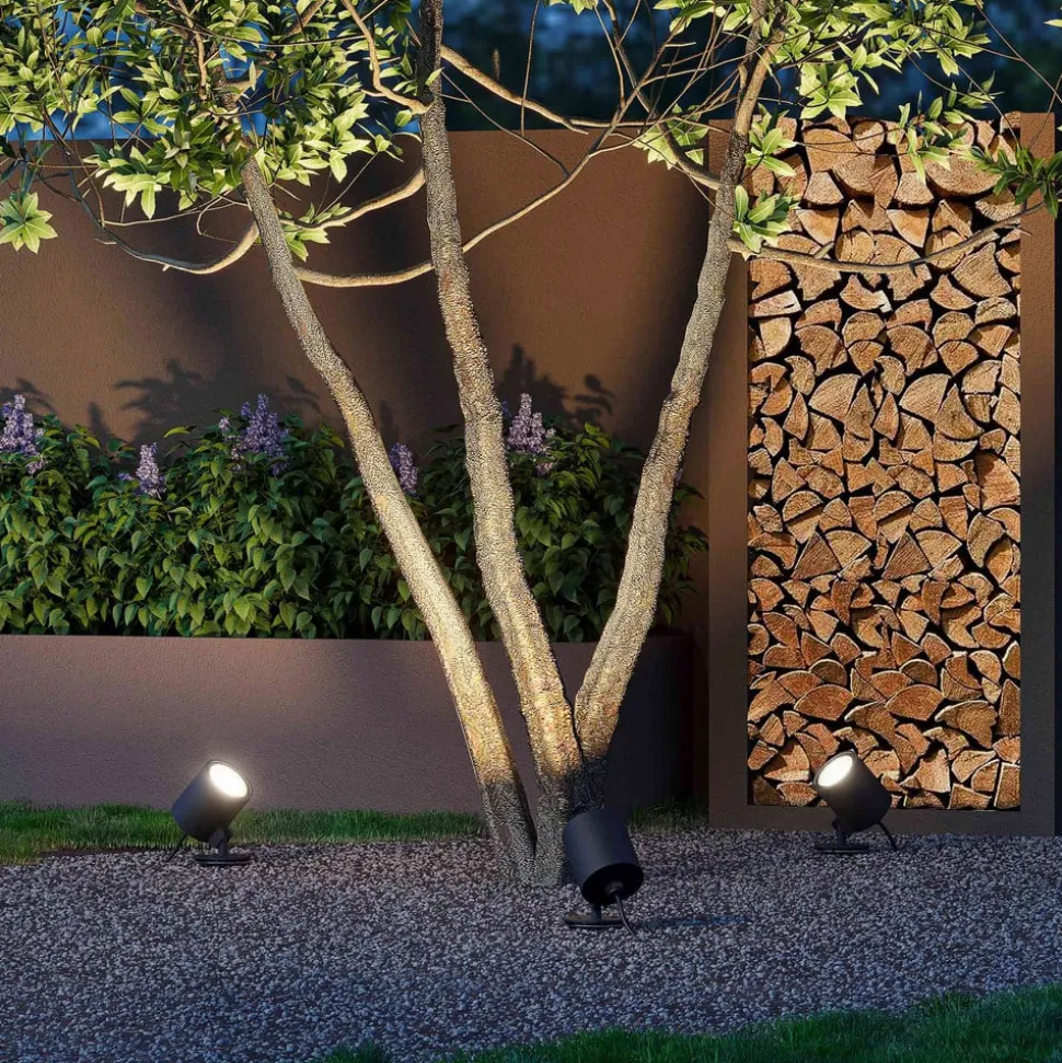 Molto Luce buitenspot Foris Round F, antraciet