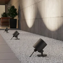 Molto Luce buitenspot Foris Round F, antraciet