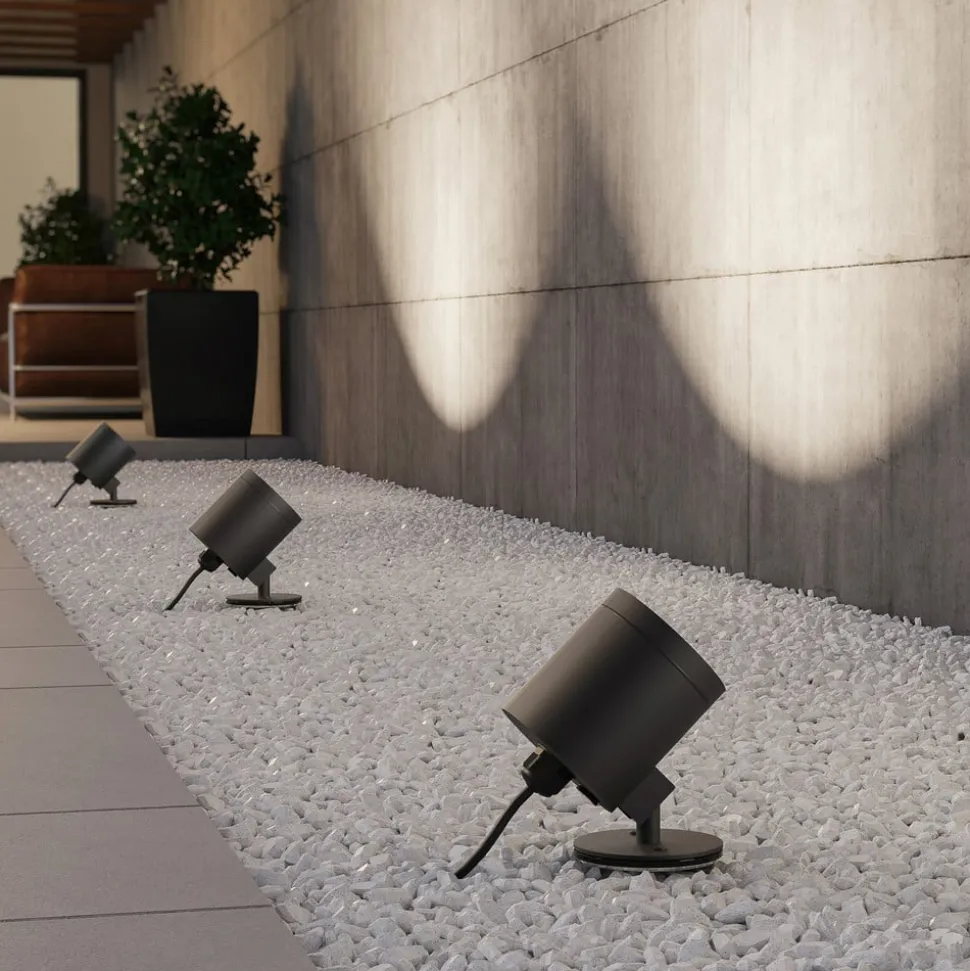 Molto Luce buitenspot Foris Round F, antraciet