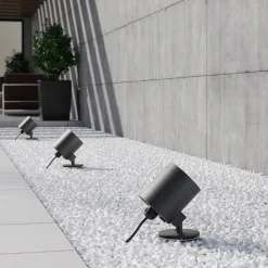 Molto Luce buitenspot Foris Round F, antraciet