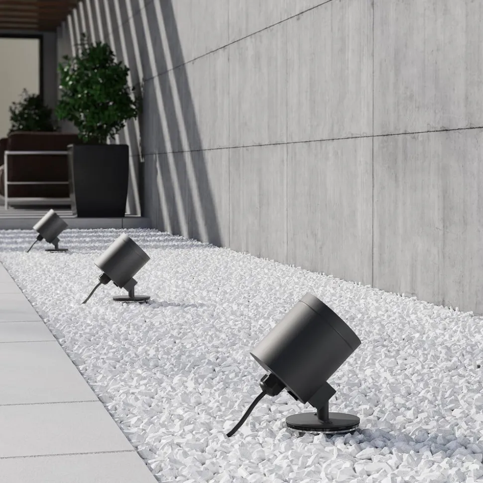 Molto Luce buitenspot Foris Round F, antraciet