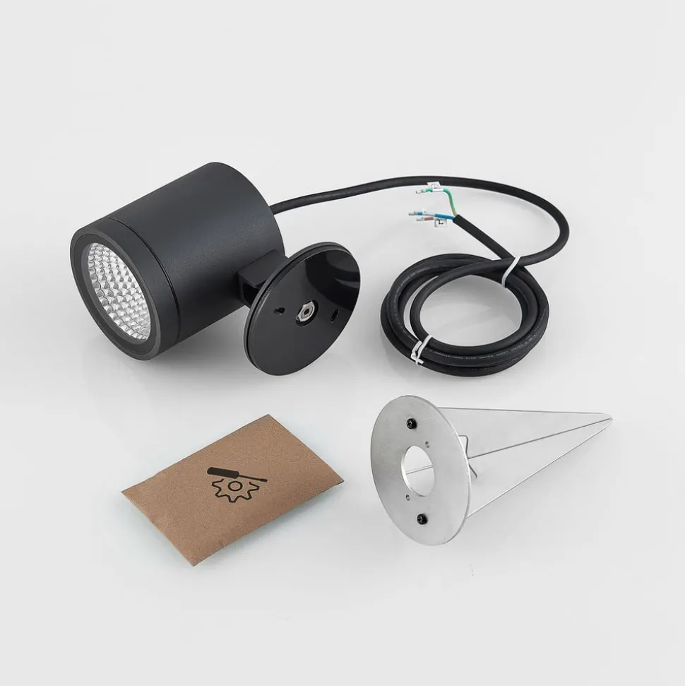 Molto Luce buitenspot Foris Round F, antraciet