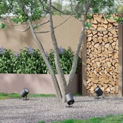 Molto Luce buitenspot Foris Round F, antraciet