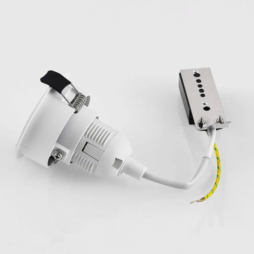 Molto Luce inbouwlamp Willi 68R, wit, aluminium, E27