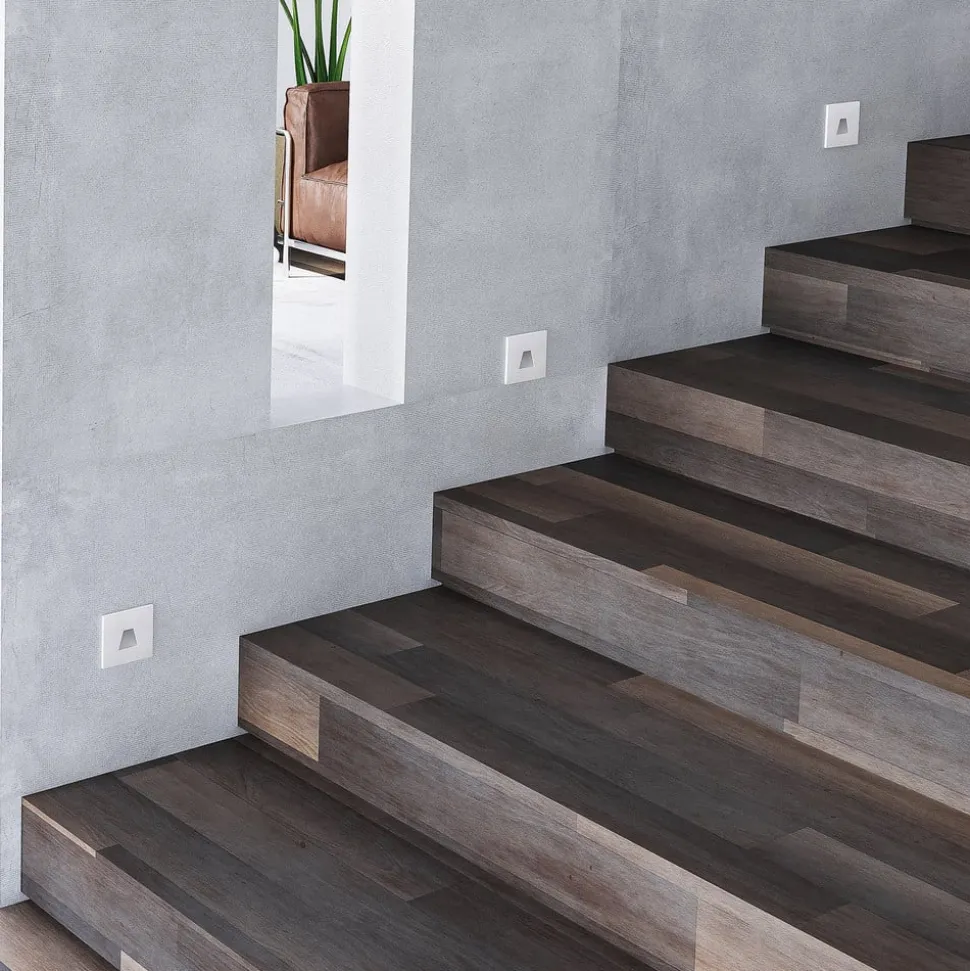 Molto Luce LED inbouwlamp Wall 68R SQ, wit, aluminium, CCT