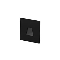 Molto Luce LED inbouwlamp Wall 68R SQ, zwart, aluminium, CCT