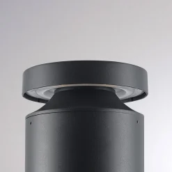 Molto Luce LED sokkellamp Mona, Ø 18 cm, aluminium, hoogte 85 cm