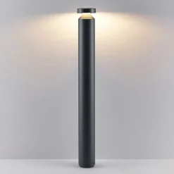 Molto Luce Mona LED tuinpadverlichting, Ø 10 cm, aluminium, hoogte 85 cm