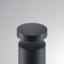 Molto Luce Mona LED tuinpadverlichting, Ø 10 cm, aluminium, hoogte 85 cm