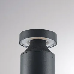 Molto Luce Mona LED tuinpadverlichting, Ø 10 cm, aluminium, hoogte 85 cm