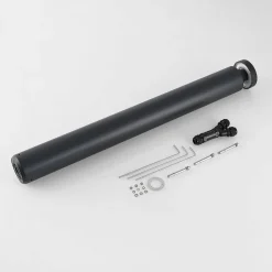 Molto Luce Mona LED tuinpadverlichting, Ø 10 cm, aluminium, hoogte 85 cm