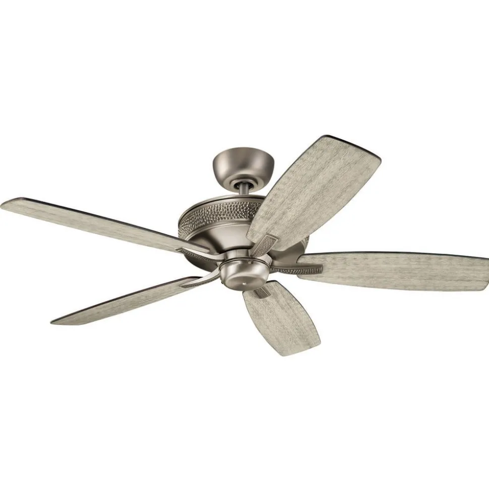 Monarch2 52 plafondventilator, antiek tin geborsteld