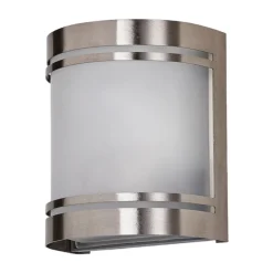 Mooi ontworpen RVS-wandlamp Lenea