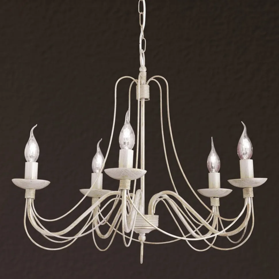 Mooie kroonluchter Antonina 5-vl